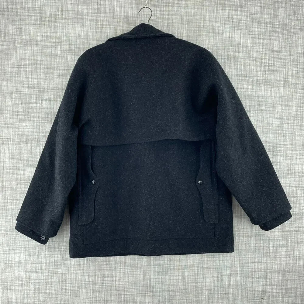 Vintage CC Filson Wool Double Packer Mackinaw Mens 42 Charcoal Excellent c151 - Picture 6 of 10